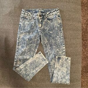 Lola size 2 Super Soft Women's Blue Acid Wash Jeggings New